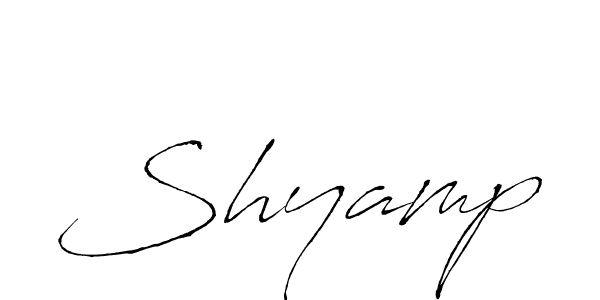 if you are searching for the best signature style for your name Shyamp. so please give up your signature search. here we have designed multiple signature styles  using Antro_Vectra. Shyamp signature style 6 images and pictures png