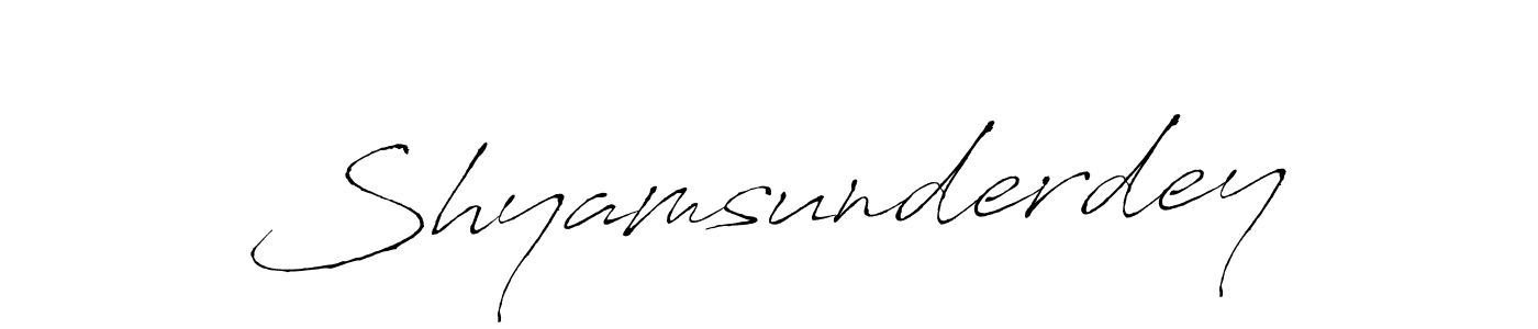 How to Draw Shyamsunderdey signature style? Antro_Vectra is a latest design signature styles for name Shyamsunderdey. Shyamsunderdey signature style 6 images and pictures png