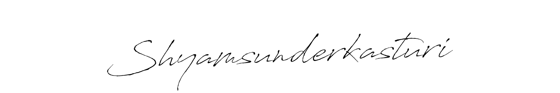 Design your own signature with our free online signature maker. With this signature software, you can create a handwritten (Antro_Vectra) signature for name Shyamsunderkasturi. Shyamsunderkasturi signature style 6 images and pictures png