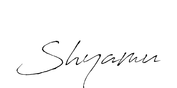 It looks lik you need a new signature style for name Shyamu. Design unique handwritten (Antro_Vectra) signature with our free signature maker in just a few clicks. Shyamu signature style 6 images and pictures png