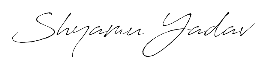 Best and Professional Signature Style for Shyamu Yadav. Antro_Vectra Best Signature Style Collection. Shyamu Yadav signature style 6 images and pictures png