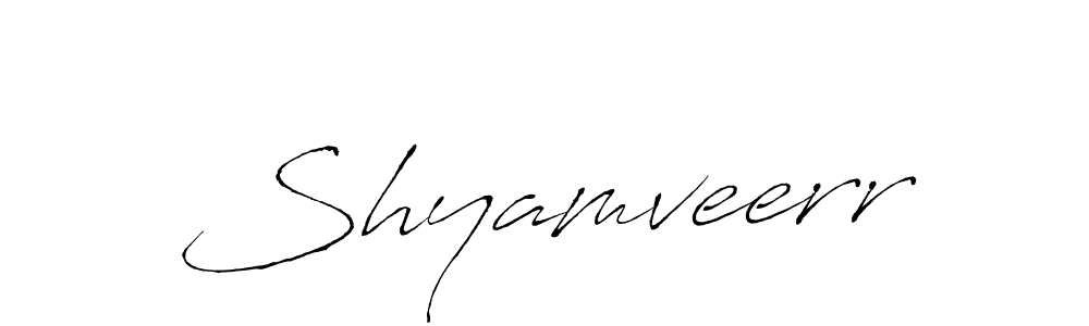 Also we have Shyamveerr name is the best signature style. Create professional handwritten signature collection using Antro_Vectra autograph style. Shyamveerr signature style 6 images and pictures png