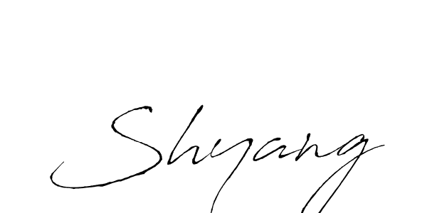 The best way (Antro_Vectra) to make a short signature is to pick only two or three words in your name. The name Shyang include a total of six letters. For converting this name. Shyang signature style 6 images and pictures png
