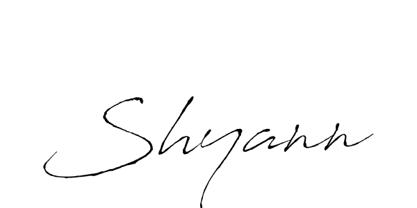 if you are searching for the best signature style for your name Shyann. so please give up your signature search. here we have designed multiple signature styles  using Antro_Vectra. Shyann signature style 6 images and pictures png