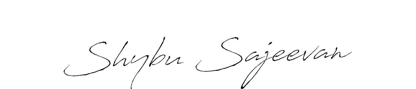 It looks lik you need a new signature style for name Shybu Sajeevan. Design unique handwritten (Antro_Vectra) signature with our free signature maker in just a few clicks. Shybu Sajeevan signature style 6 images and pictures png