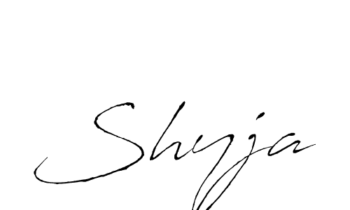 Shyja stylish signature style. Best Handwritten Sign (Antro_Vectra) for my name. Handwritten Signature Collection Ideas for my name Shyja. Shyja signature style 6 images and pictures png