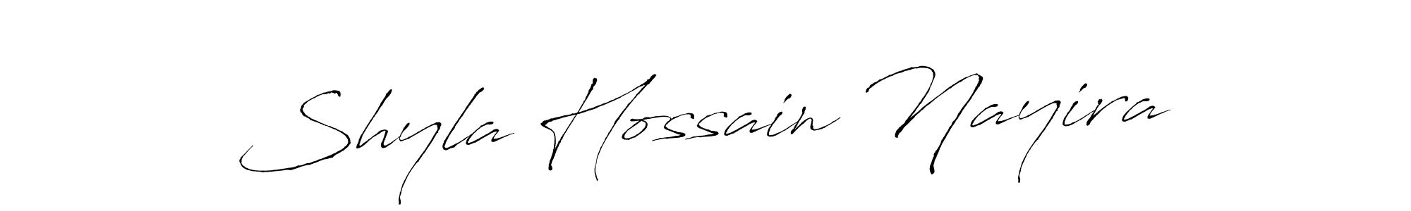 Similarly Antro_Vectra is the best handwritten signature design. Signature creator online .You can use it as an online autograph creator for name Shyla Hossain Nayira. Shyla Hossain Nayira signature style 6 images and pictures png
