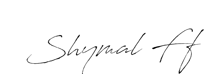 Use a signature maker to create a handwritten signature online. With this signature software, you can design (Antro_Vectra) your own signature for name Shymal Ff. Shymal Ff signature style 6 images and pictures png