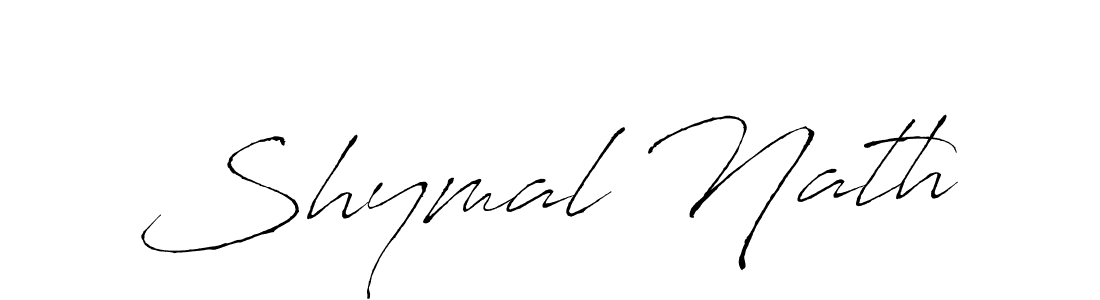 How to make Shymal Nath signature? Antro_Vectra is a professional autograph style. Create handwritten signature for Shymal Nath name. Shymal Nath signature style 6 images and pictures png