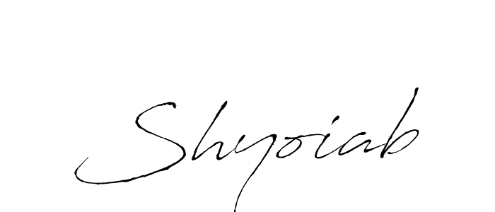 The best way (Antro_Vectra) to make a short signature is to pick only two or three words in your name. The name Shyoiab include a total of six letters. For converting this name. Shyoiab signature style 6 images and pictures png