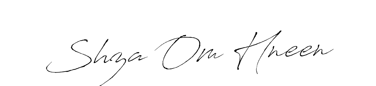 Design your own signature with our free online signature maker. With this signature software, you can create a handwritten (Antro_Vectra) signature for name Shza Om Hneen. Shza Om Hneen signature style 6 images and pictures png
