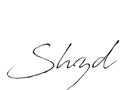 Design your own signature with our free online signature maker. With this signature software, you can create a handwritten (Antro_Vectra) signature for name Shzd. Shzd signature style 6 images and pictures png