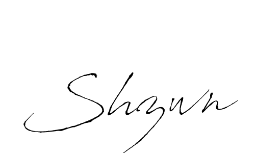 The best way (Antro_Vectra) to make a short signature is to pick only two or three words in your name. The name Shzwn include a total of six letters. For converting this name. Shzwn signature style 6 images and pictures png