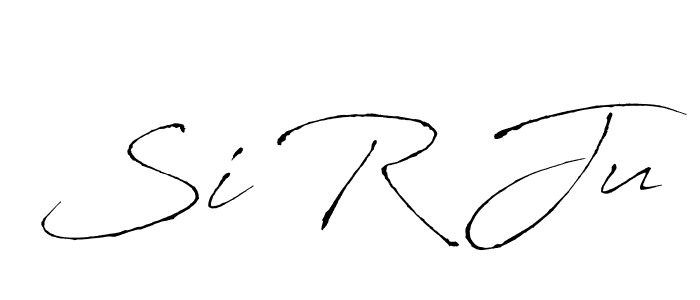 Si R Ju stylish signature style. Best Handwritten Sign (Antro_Vectra) for my name. Handwritten Signature Collection Ideas for my name Si R Ju. Si R Ju signature style 6 images and pictures png