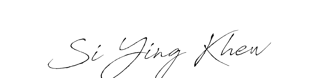 Use a signature maker to create a handwritten signature online. With this signature software, you can design (Antro_Vectra) your own signature for name Si Ying Khew. Si Ying Khew signature style 6 images and pictures png