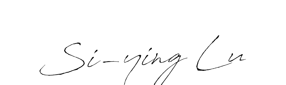 It looks lik you need a new signature style for name Si-ying Lu. Design unique handwritten (Antro_Vectra) signature with our free signature maker in just a few clicks. Si-ying Lu signature style 6 images and pictures png