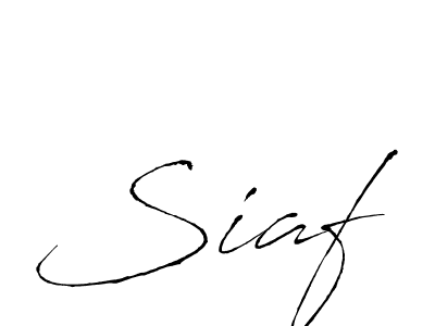 Use a signature maker to create a handwritten signature online. With this signature software, you can design (Antro_Vectra) your own signature for name Siaf. Siaf signature style 6 images and pictures png