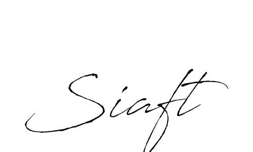 Create a beautiful signature design for name Siaft. With this signature (Antro_Vectra) fonts, you can make a handwritten signature for free. Siaft signature style 6 images and pictures png