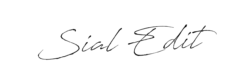 Once you've used our free online signature maker to create your best signature Antro_Vectra style, it's time to enjoy all of the benefits that Sial Edit name signing documents. Sial Edit signature style 6 images and pictures png