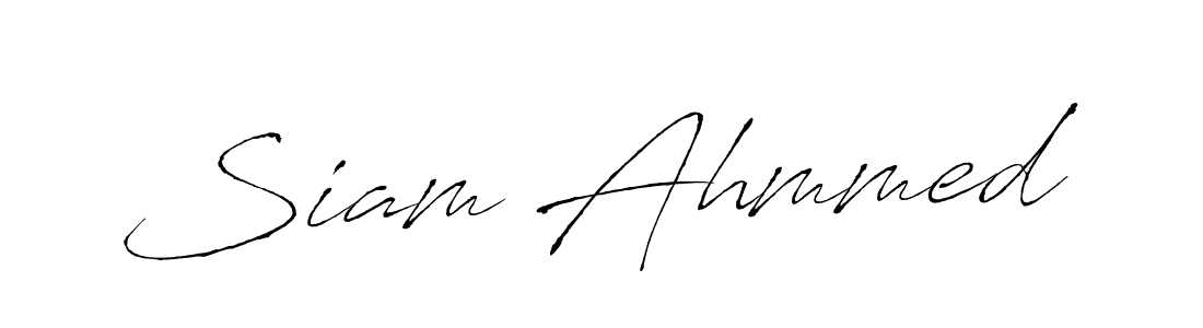How to make Siam Ahmmed signature? Antro_Vectra is a professional autograph style. Create handwritten signature for Siam Ahmmed name. Siam Ahmmed signature style 6 images and pictures png
