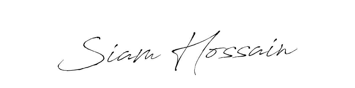 if you are searching for the best signature style for your name Siam Hossain. so please give up your signature search. here we have designed multiple signature styles  using Antro_Vectra. Siam Hossain signature style 6 images and pictures png
