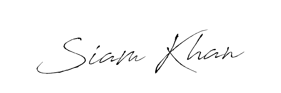 Also You can easily find your signature by using the search form. We will create Siam Khan name handwritten signature images for you free of cost using Antro_Vectra sign style. Siam Khan signature style 6 images and pictures png