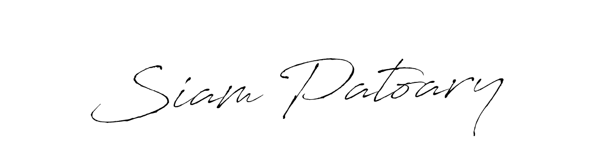 How to make Siam Patoary signature? Antro_Vectra is a professional autograph style. Create handwritten signature for Siam Patoary name. Siam Patoary signature style 6 images and pictures png