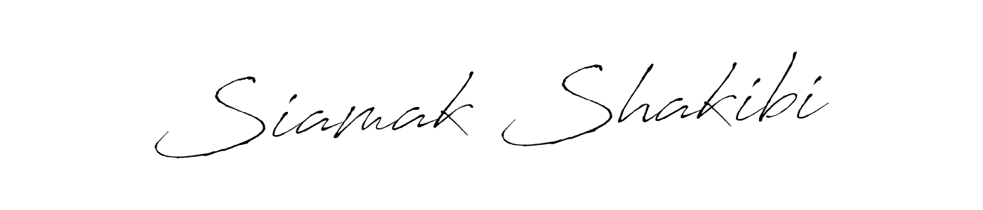 Design your own signature with our free online signature maker. With this signature software, you can create a handwritten (Antro_Vectra) signature for name Siamak Shakibi. Siamak Shakibi signature style 6 images and pictures png