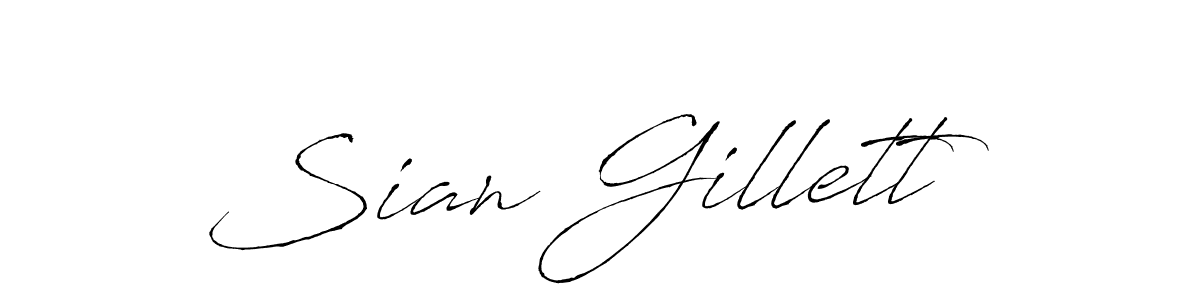 Antro_Vectra is a professional signature style that is perfect for those who want to add a touch of class to their signature. It is also a great choice for those who want to make their signature more unique. Get Sian Gillett name to fancy signature for free. Sian Gillett signature style 6 images and pictures png