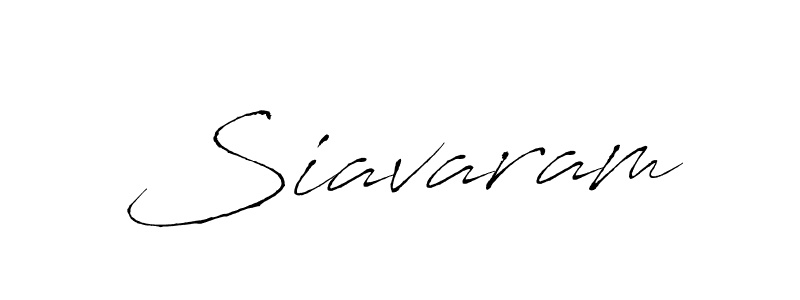 How to make Siavaram signature? Antro_Vectra is a professional autograph style. Create handwritten signature for Siavaram name. Siavaram signature style 6 images and pictures png