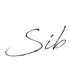 You should practise on your own different ways (Antro_Vectra) to write your name (Sib) in signature. don't let someone else do it for you. Sib signature style 6 images and pictures png