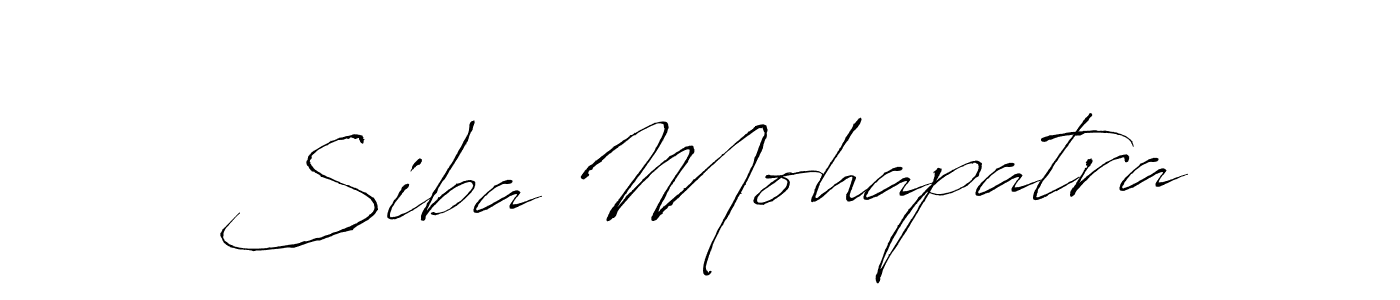 Siba Mohapatra stylish signature style. Best Handwritten Sign (Antro_Vectra) for my name. Handwritten Signature Collection Ideas for my name Siba Mohapatra. Siba Mohapatra signature style 6 images and pictures png