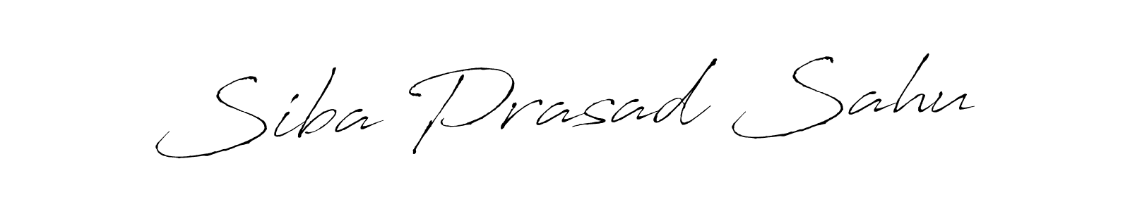 Design your own signature with our free online signature maker. With this signature software, you can create a handwritten (Antro_Vectra) signature for name Siba Prasad Sahu. Siba Prasad Sahu signature style 6 images and pictures png