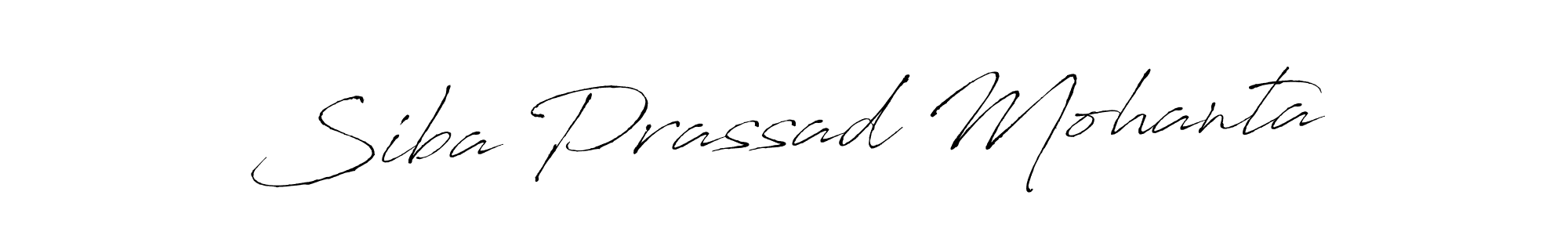 Create a beautiful signature design for name Siba Prassad Mohanta. With this signature (Antro_Vectra) fonts, you can make a handwritten signature for free. Siba Prassad Mohanta signature style 6 images and pictures png