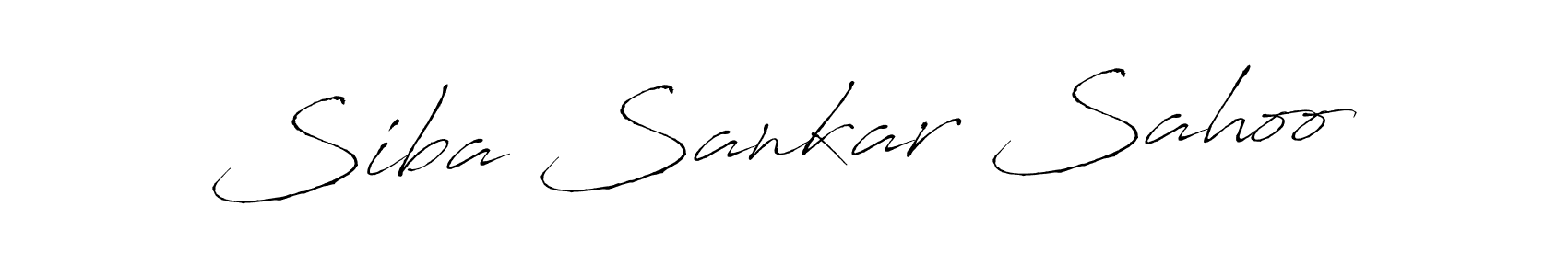 Make a beautiful signature design for name Siba Sankar Sahoo. With this signature (Antro_Vectra) style, you can create a handwritten signature for free. Siba Sankar Sahoo signature style 6 images and pictures png