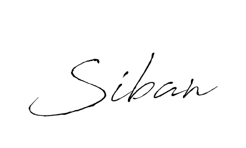 Make a beautiful signature design for name Siban. With this signature (Antro_Vectra) style, you can create a handwritten signature for free. Siban signature style 6 images and pictures png