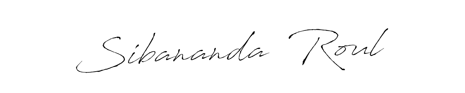 Once you've used our free online signature maker to create your best signature Antro_Vectra style, it's time to enjoy all of the benefits that Sibananda  Roul name signing documents. Sibananda  Roul signature style 6 images and pictures png