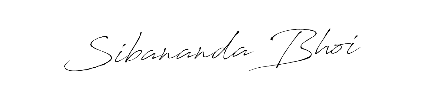 Design your own signature with our free online signature maker. With this signature software, you can create a handwritten (Antro_Vectra) signature for name Sibananda Bhoi. Sibananda Bhoi signature style 6 images and pictures png