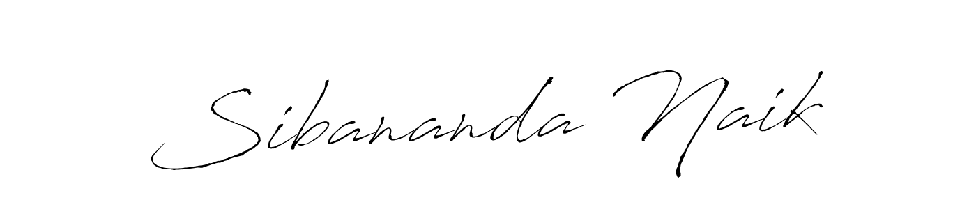 How to make Sibananda Naik name signature. Use Antro_Vectra style for creating short signs online. This is the latest handwritten sign. Sibananda Naik signature style 6 images and pictures png