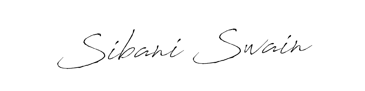 You should practise on your own different ways (Antro_Vectra) to write your name (Sibani Swain) in signature. don't let someone else do it for you. Sibani Swain signature style 6 images and pictures png