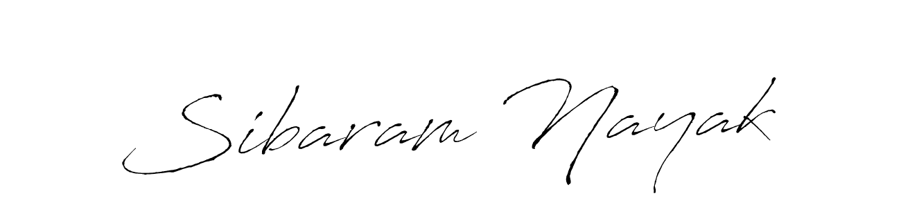 Create a beautiful signature design for name Sibaram Nayak. With this signature (Antro_Vectra) fonts, you can make a handwritten signature for free. Sibaram Nayak signature style 6 images and pictures png