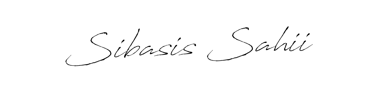 How to make Sibasis Sahii signature? Antro_Vectra is a professional autograph style. Create handwritten signature for Sibasis Sahii name. Sibasis Sahii signature style 6 images and pictures png
