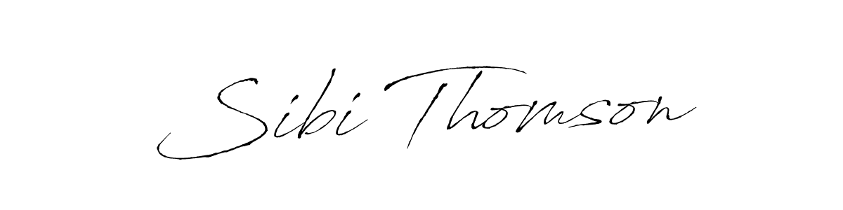 How to Draw Sibi Thomson signature style? Antro_Vectra is a latest design signature styles for name Sibi Thomson. Sibi Thomson signature style 6 images and pictures png
