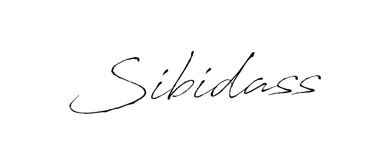 Use a signature maker to create a handwritten signature online. With this signature software, you can design (Antro_Vectra) your own signature for name Sibidass. Sibidass signature style 6 images and pictures png