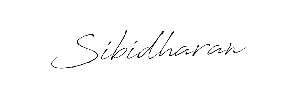 Design your own signature with our free online signature maker. With this signature software, you can create a handwritten (Antro_Vectra) signature for name Sibidharan. Sibidharan signature style 6 images and pictures png