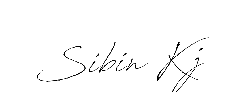 Create a beautiful signature design for name Sibin Kj. With this signature (Antro_Vectra) fonts, you can make a handwritten signature for free. Sibin Kj signature style 6 images and pictures png