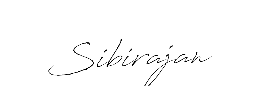 Make a beautiful signature design for name Sibirajan. With this signature (Antro_Vectra) style, you can create a handwritten signature for free. Sibirajan signature style 6 images and pictures png