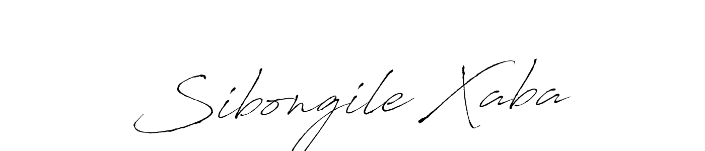 Sibongile Xaba stylish signature style. Best Handwritten Sign (Antro_Vectra) for my name. Handwritten Signature Collection Ideas for my name Sibongile Xaba. Sibongile Xaba signature style 6 images and pictures png