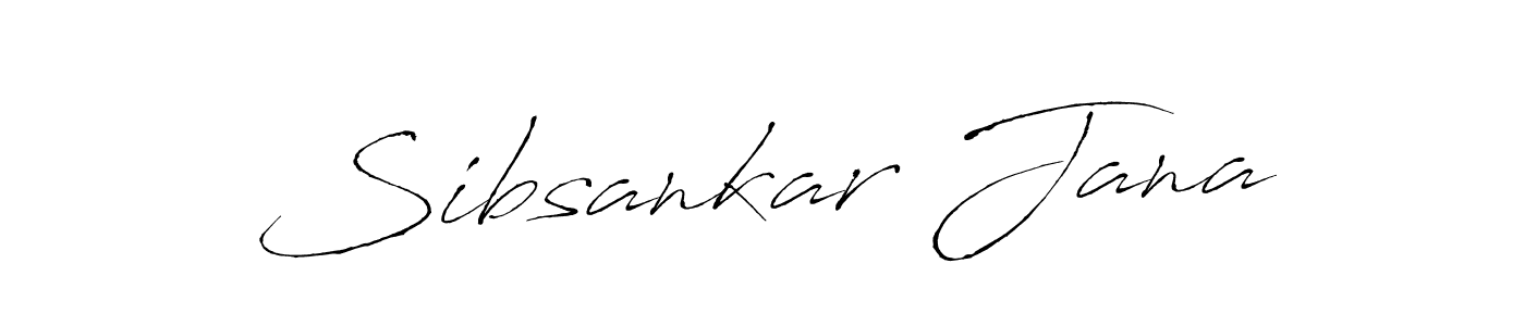Make a beautiful signature design for name Sibsankar Jana. With this signature (Antro_Vectra) style, you can create a handwritten signature for free. Sibsankar Jana signature style 6 images and pictures png