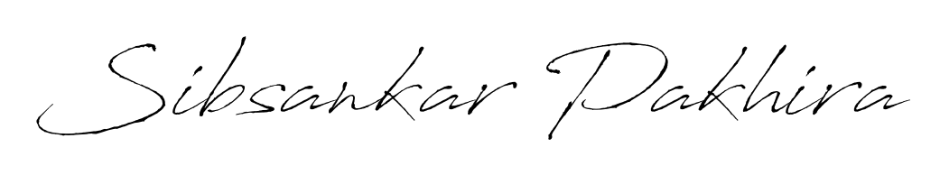 Personalize your online presence with Sibsankar Pakhira signature rendered in elegant Antro_Vectra font. Great for website footers and blogs. Sibsankar Pakhira signature style 6 images and pictures png
